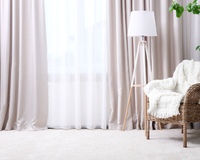 Vorhänge für eine Gardinenstange