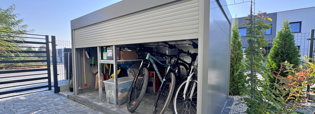 Neuer Knall Gartenschrank, maßgefertigte Box Garage für Fahrräder, Motorräder und Werkzeuge!