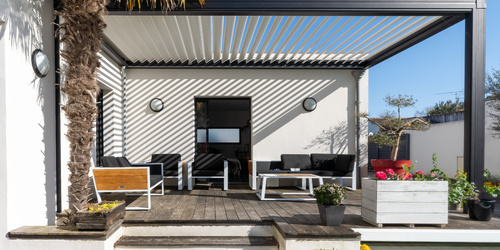 Pergola im Garten und auf der Terrasse