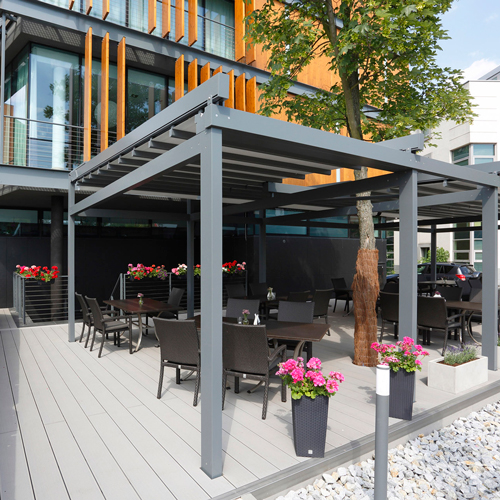 passt perfekt PERGOLA SOLID FREISTEHEND