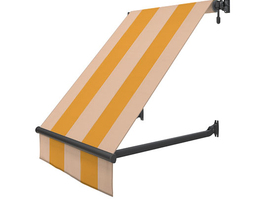 Balkonmarkise mit Kurbel