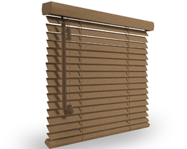 Preisgünstige 25 mm Holzjalousien für kleine Fenster