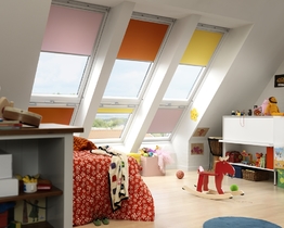 VELUX DKL Verdunkelungsrollo mit Führungsschienen