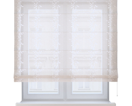 Raffgardine mit Klettband