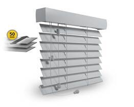 Holzjalousien 50mm, Strickleiter