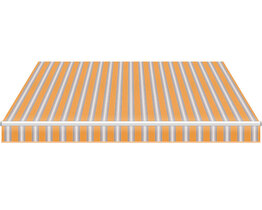 Gelenkarmmarkise Weiß