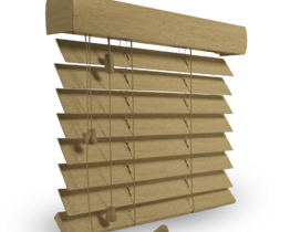 Holzjalousien Fenster innen