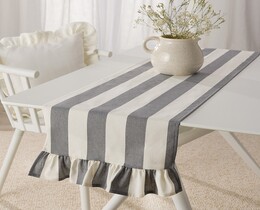 Tisch Runner mit Frill 40x160 cm