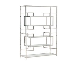 Regal Hypnose silber 115x40x202cm