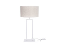 Tischlampe Snow weiß 78cm