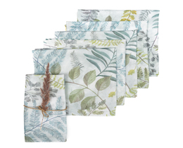 Set Servietten 6 Stk 42x42cm Pastel Forest 142-46