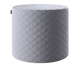 Quilted Barrel Pouffe