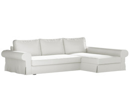 Backabro Sofa Bett mit Chaise Longue Bezug