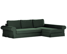 Backabro Sofa Bett mit Chaise Longue Bezug
