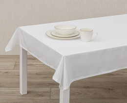 Tischdecke 140x250 cm weiß