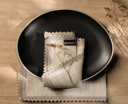 Napkin mit Lace, 1 Piece, 48x48 cm