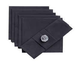 Set Servietten 6 Stk 42x42cm Quadro 136-14