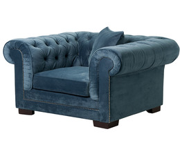 Sessel Chesterfield Classic Velvet Midnight 118x96x77cm
