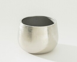 Übertopf Aluminium Argen II 14x13 cm