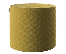 Quilted Barrel Pouffe