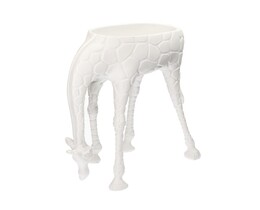 Übertopf für Blumentopf Giraffe weiß