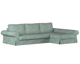 Backabro Sofa Bett mit Chaise Longue Bezug