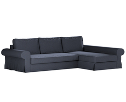 Backabro Sofa Bett mit Chaise Longue Bezug