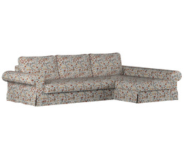 Backabro Sofa Bett mit Chaise Longue Bezug