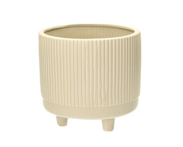 Übertopf für Blumentopf Tres 22cm beige