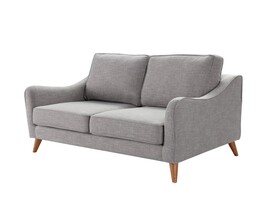 Sofa Venuste grau linen 2-Sitzer