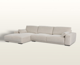 Sofa Silkeborg crème weiß links