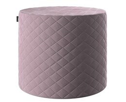 Quilted Barrel Pouffe