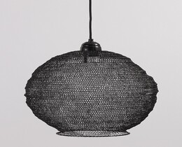 Hängelampe Nina schwarz 48 cm