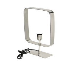Tischlampe Theo silber 46 cm