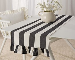Tisch Runner mit Frill 40x160 cm