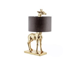 Tischlampe gold Giraffe 70cm