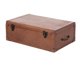 Truhe Leder Sirin 56x36x25cm