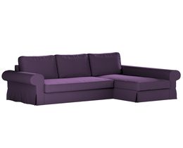 Backabro Sofa Bett mit Chaise Longue Bezug