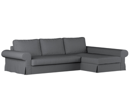 Backabro Sofa Bett mit Chaise Longue Bezug