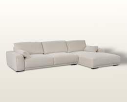 Sofa Silkeborg crème weiß rechts