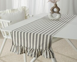 Tisch Runner mit Frill 40x160 cm