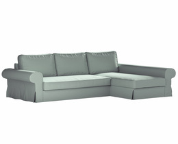 Backabro Sofa Bett mit Chaise Longue Bezug