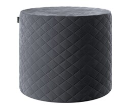 Quilted Barrel Pouffe
