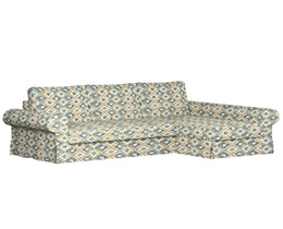 Backabro Sofa Bett mit Chaise Longue Bezug