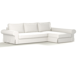 Backabro Sofa Bett mit Chaise Longue Bezug