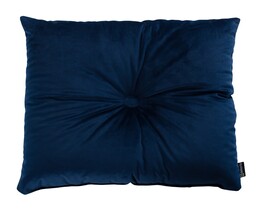 Quadratisches Velvet-Kissen mit Knopf