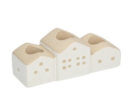 Świecznik Hauses 13x5x7cm white