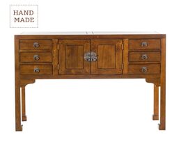 Konsolentisch Ibuku braun 120x38x95cm