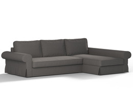 Backabro Sofa Bett mit Chaise Longue Bezug