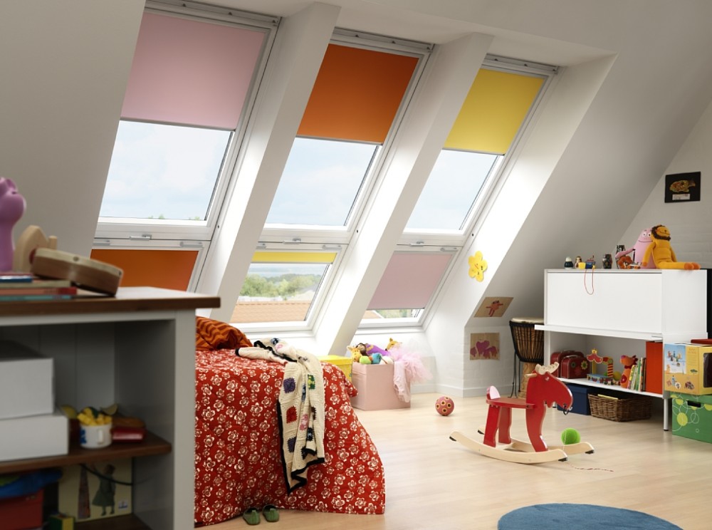 VELUX DKL Verdunkelungsrollo mit Führungsschienen - DKL 3009 Schwarz